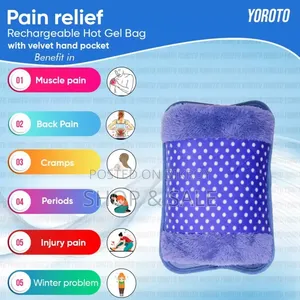 Electric Hot Water Bag Pain Remover - Multicolour - Hot Water Bag