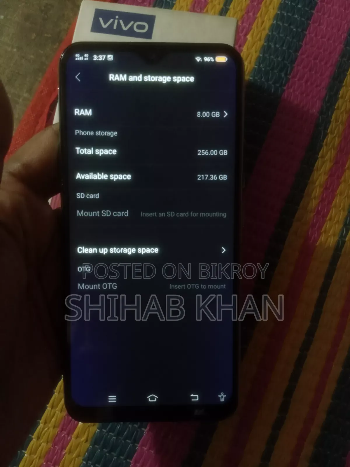 ভিভো ওয়াই১১ ৩২ জিবি ব্লু