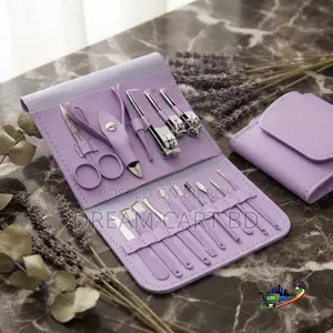 16 PCS Professional Manicure & Pedicure Kit With Nail Clippers
