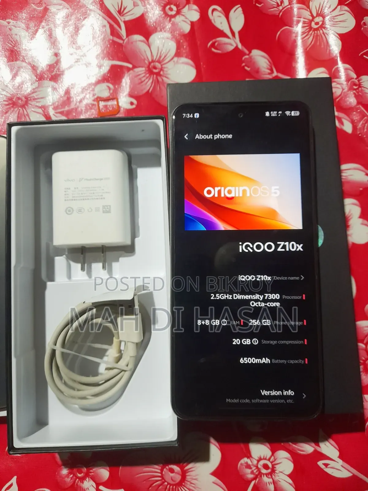 Vivo iQOO Z10x 256 GB White