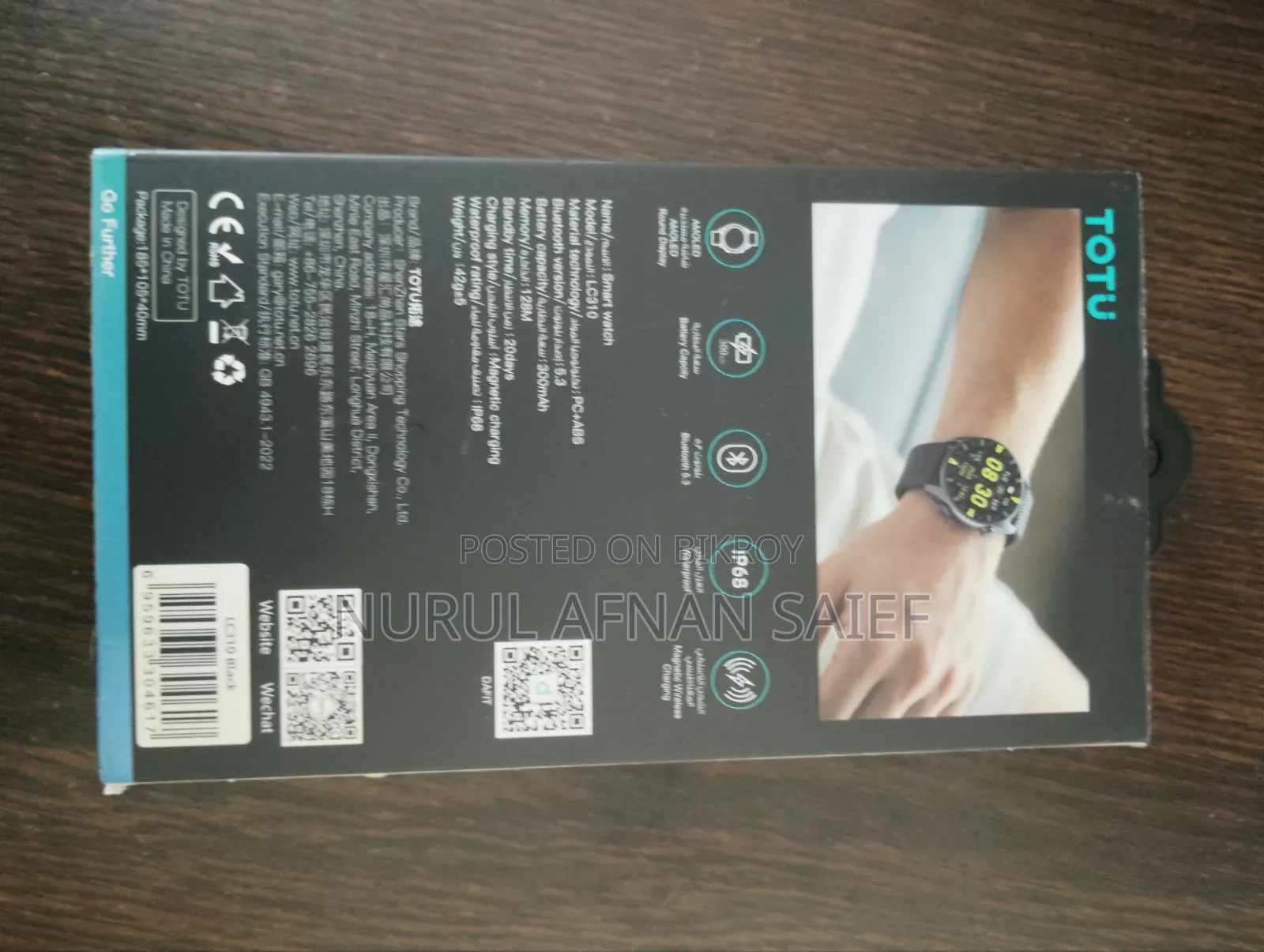 Smart Watch Totu LC310