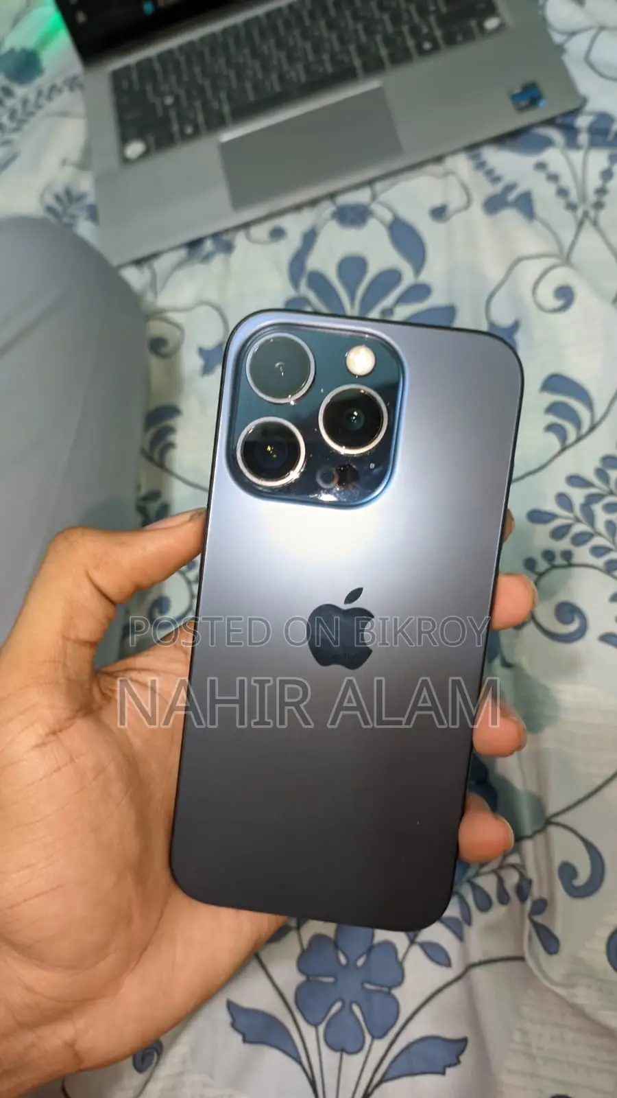 অ্যাপল আইফোন ১৫ প্রো ২৫৬ জিবি ব্লু