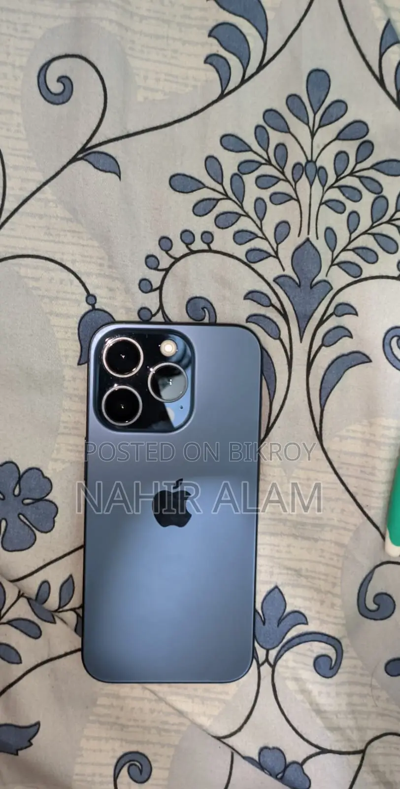অ্যাপল আইফোন ১৫ প্রো ২৫৬ জিবি ব্লু