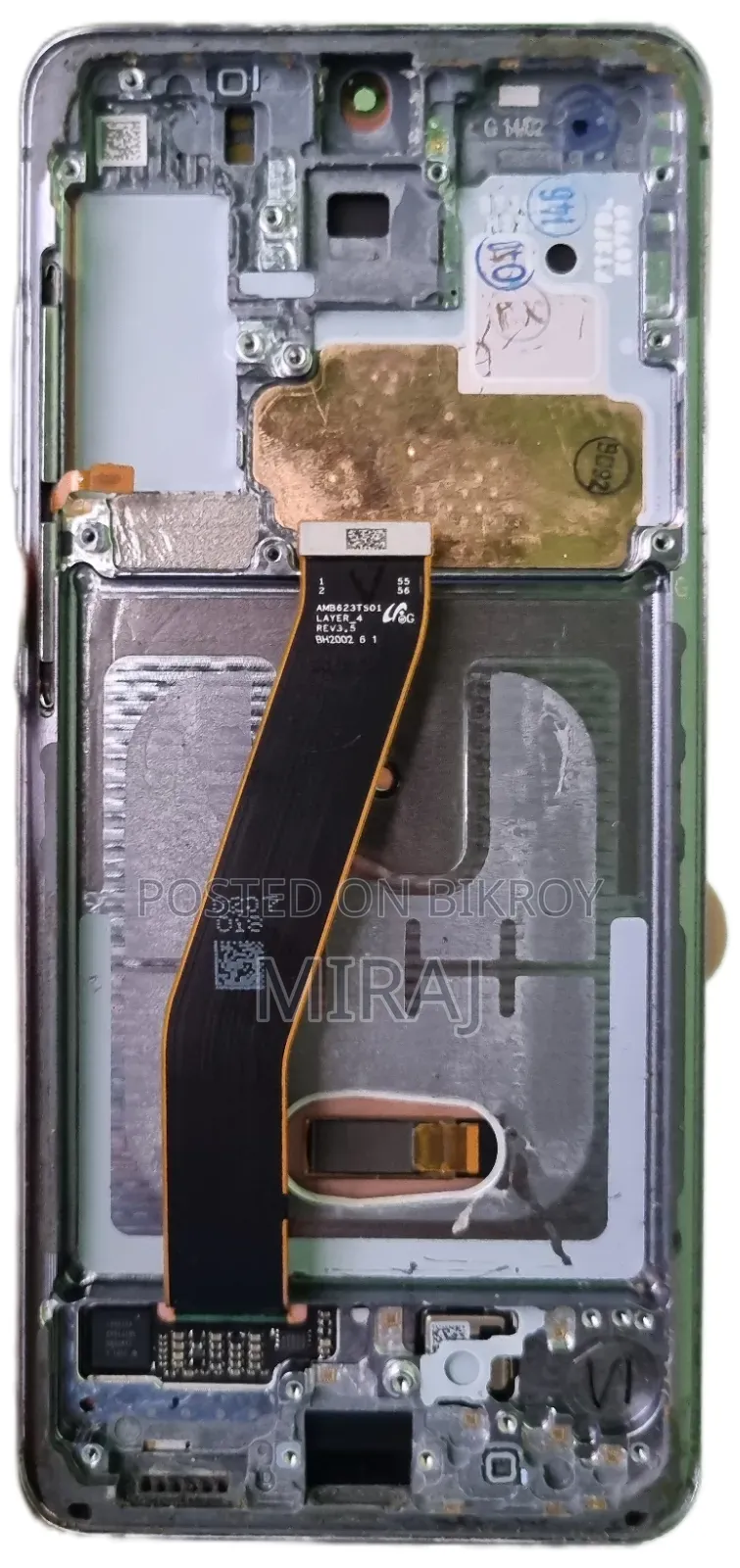 Samsung Galaxy S20 5G Display with Frame for Sale.