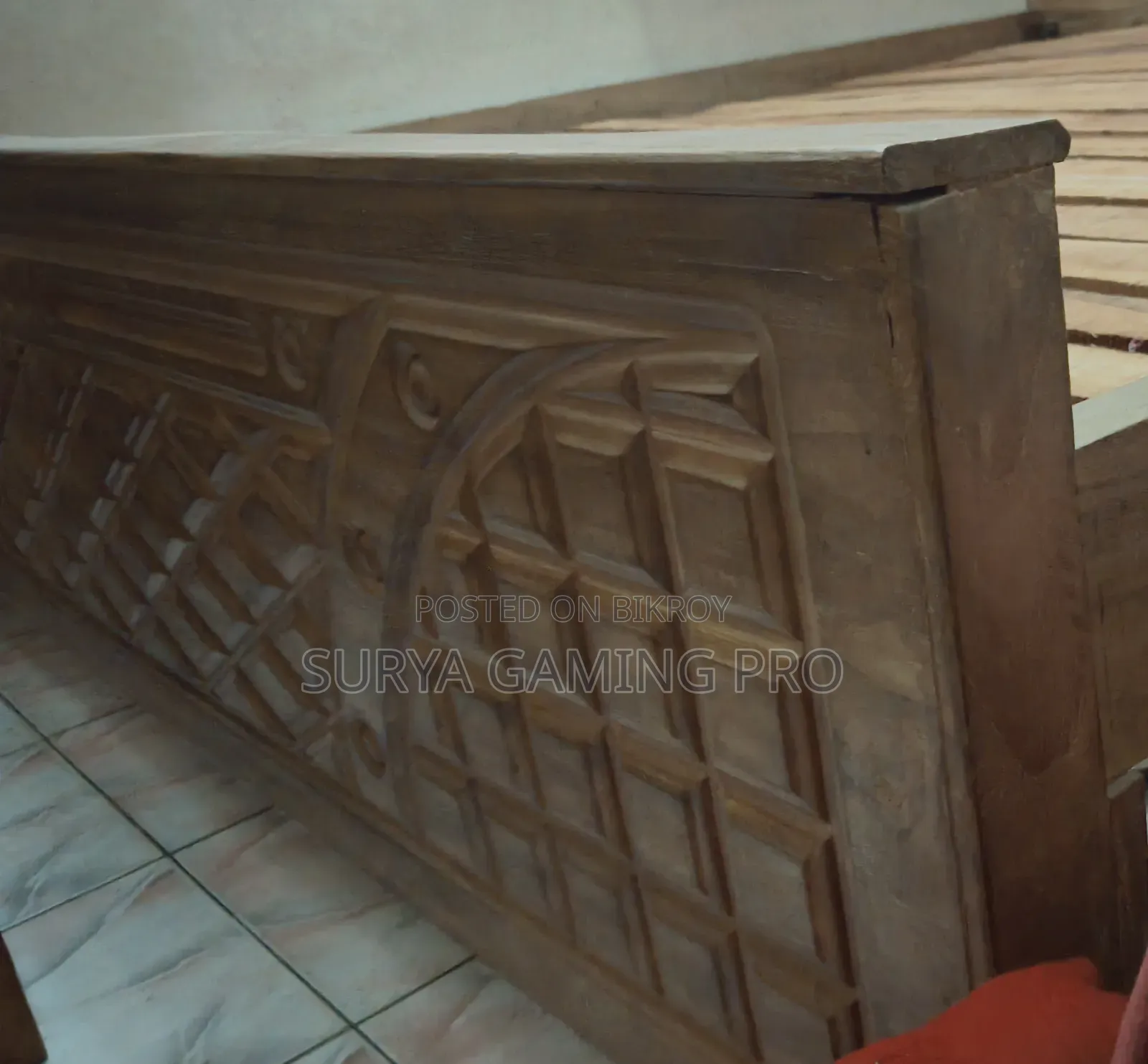 Shegun Wood. Used Bed for Sale