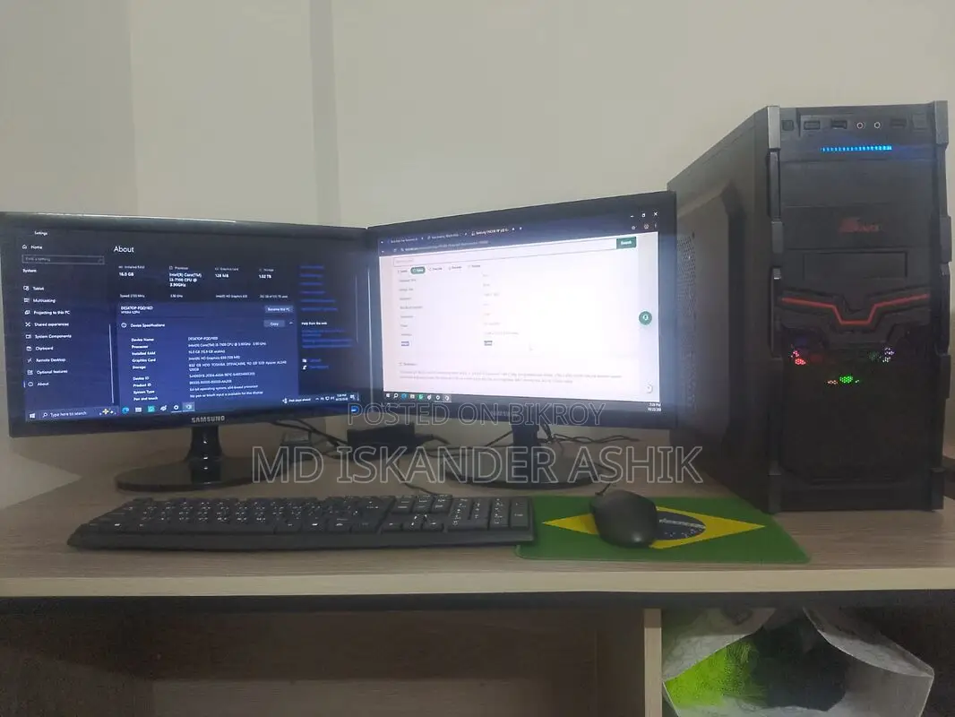 Desktop Computer 16GB Intel Core i3 HDD 1T