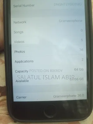 অ্যাপল আইফোন ৬ ৬৪ জিবি গ্রাফাইট