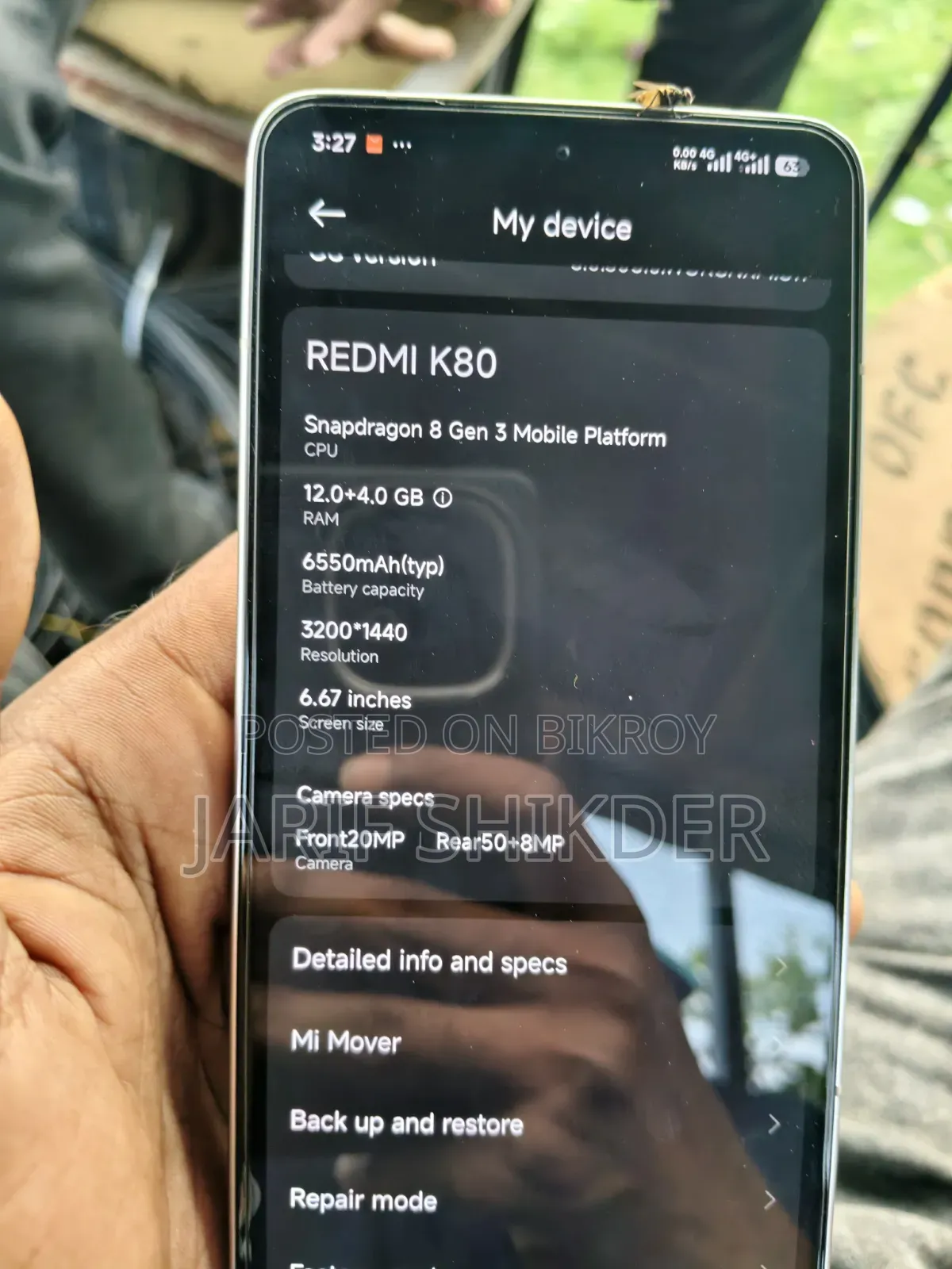 Xiaomi Redmi K80 256 GB Silver