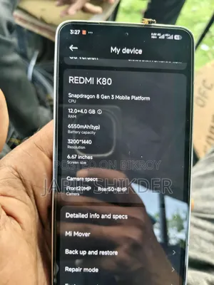 Xiaomi Redmi K80 256 GB Silver