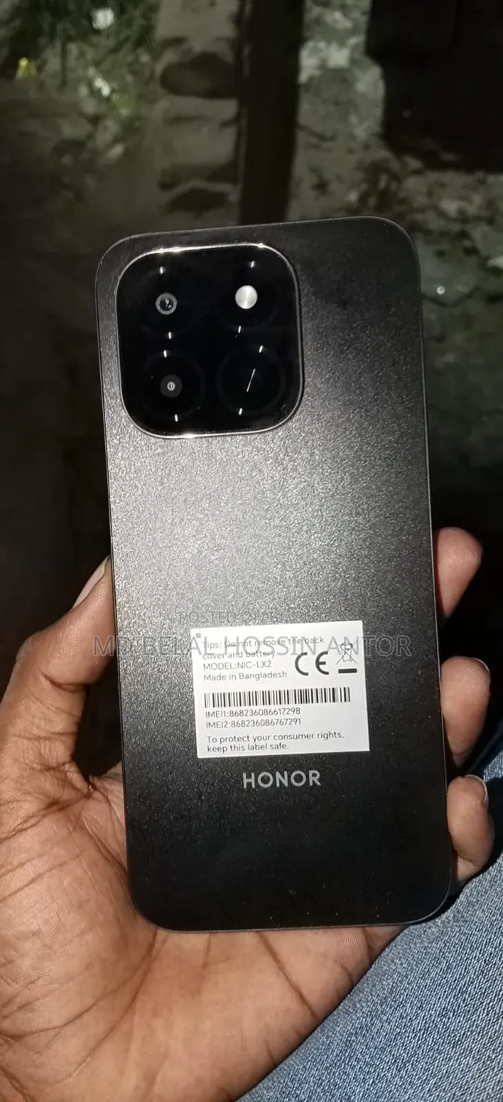 হনার এক্স৬সি ১২৮ জিবি ব্ল্যাক