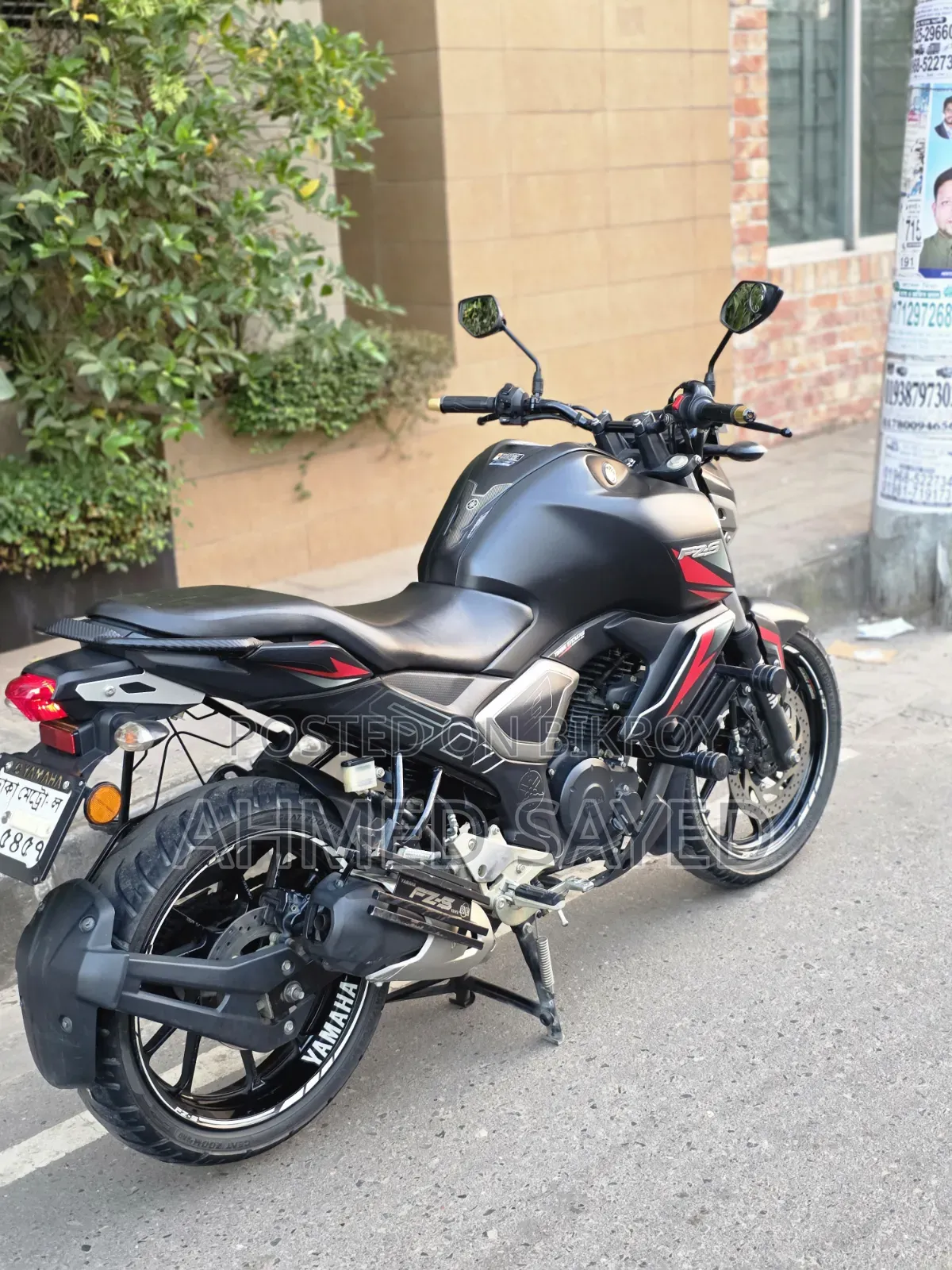 Yamaha FZS V3 2023 Black
