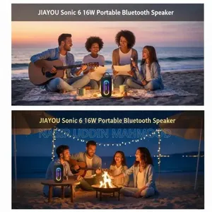  Jiayou Sonic 6   16W RGB ব্লুটুথ স্পিকার 