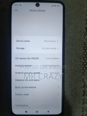শাওমি পোকো এম৪ প্রো ১২৮ জিবি ব্লু