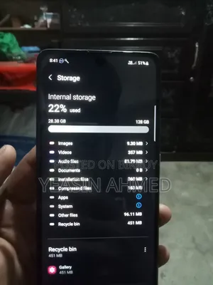 স্যামসাং গ্যালাক্সি এ৫১ ১২৮ জিবি কালো