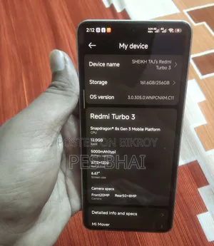 Xiaomi Redmi Turbo 3 512 GB সিলভার