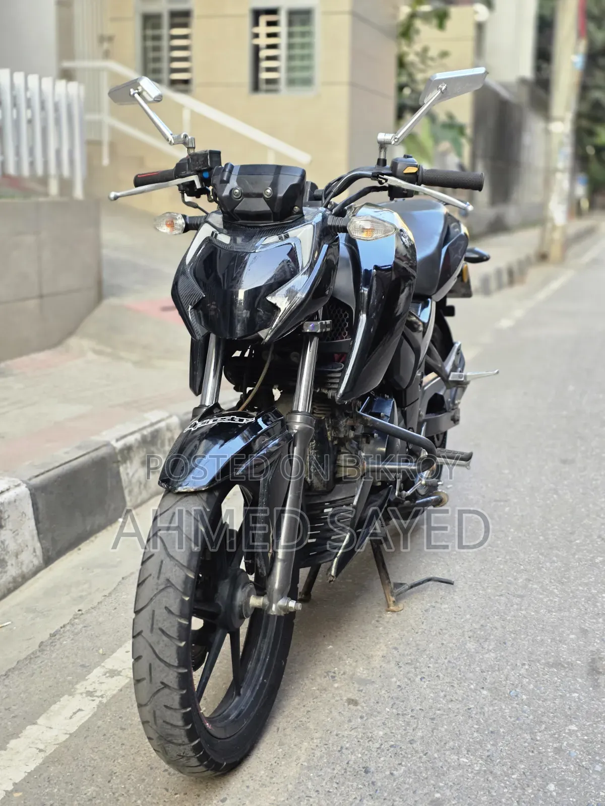 টিভিএস আপাচি আরটিআর ১৬০ ৪ভি ২০২৪ ব্ল্যাক
