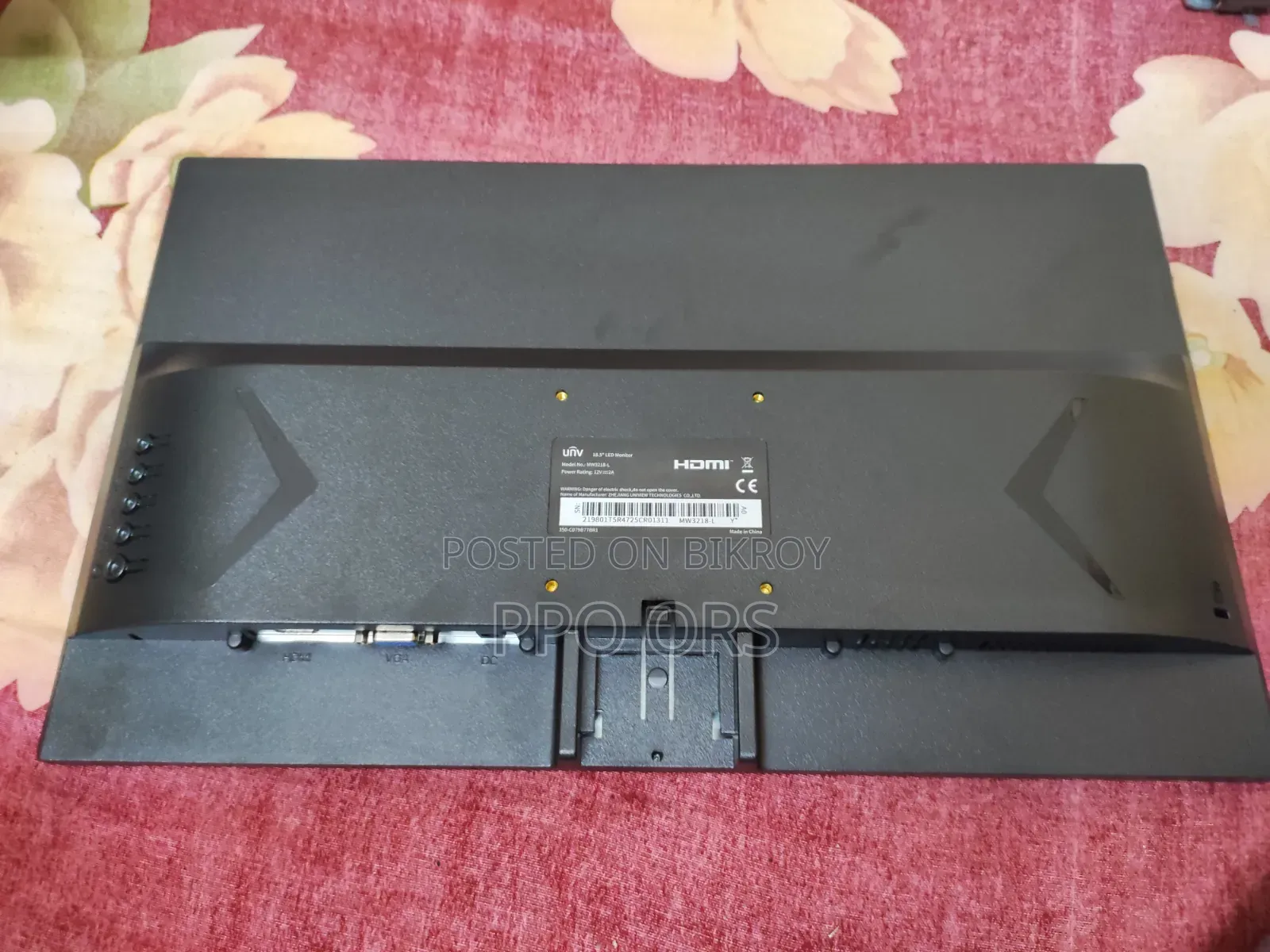 Unv 18.5" Led HD Monitor