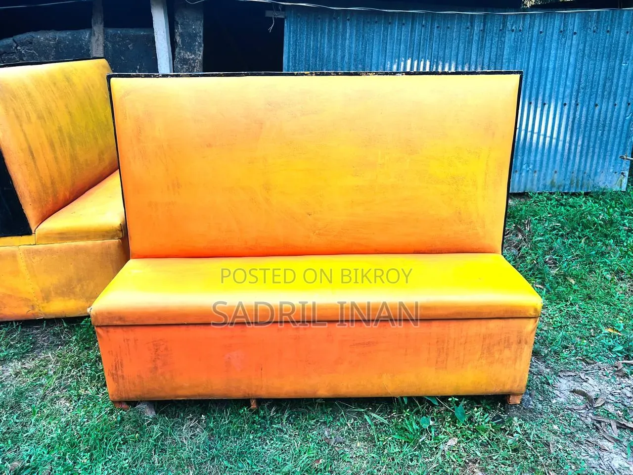 Restaurant Double Side Sofa