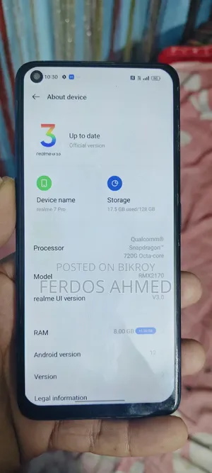 Realme 7 Pro 128 GB Blue