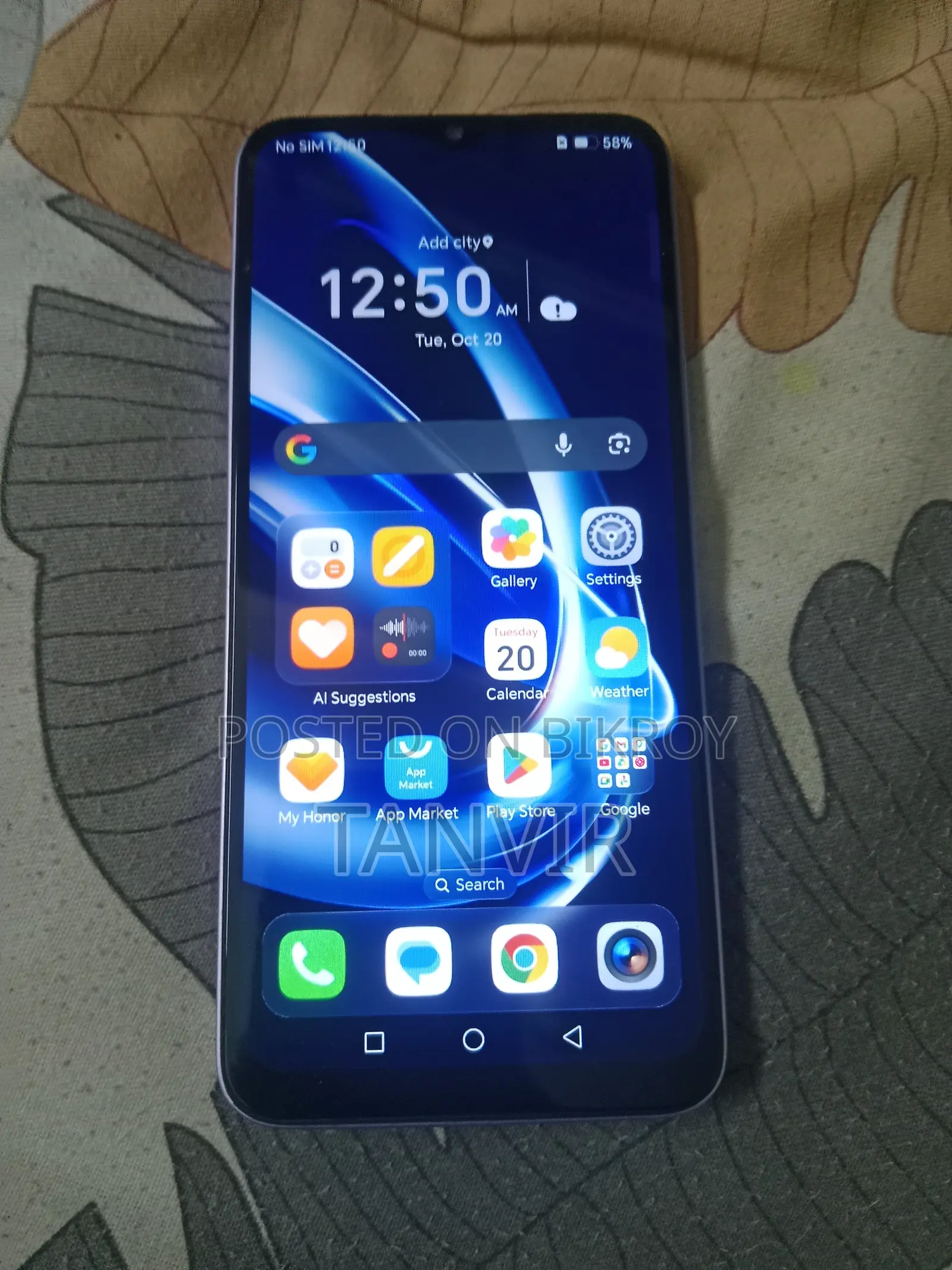 অনার এক্স৬বি ১২৮ জিবি পার্পল