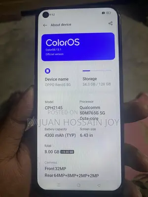 Oppo Reno 5 128 GB Pink