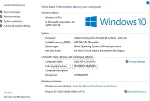 Desktop Computer 4GB Intel Celeron HDD 1TB