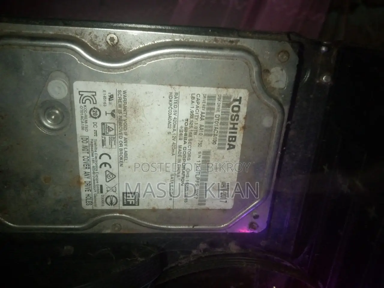 Desktop Computer 4GB Intel Celeron HDD 1TB