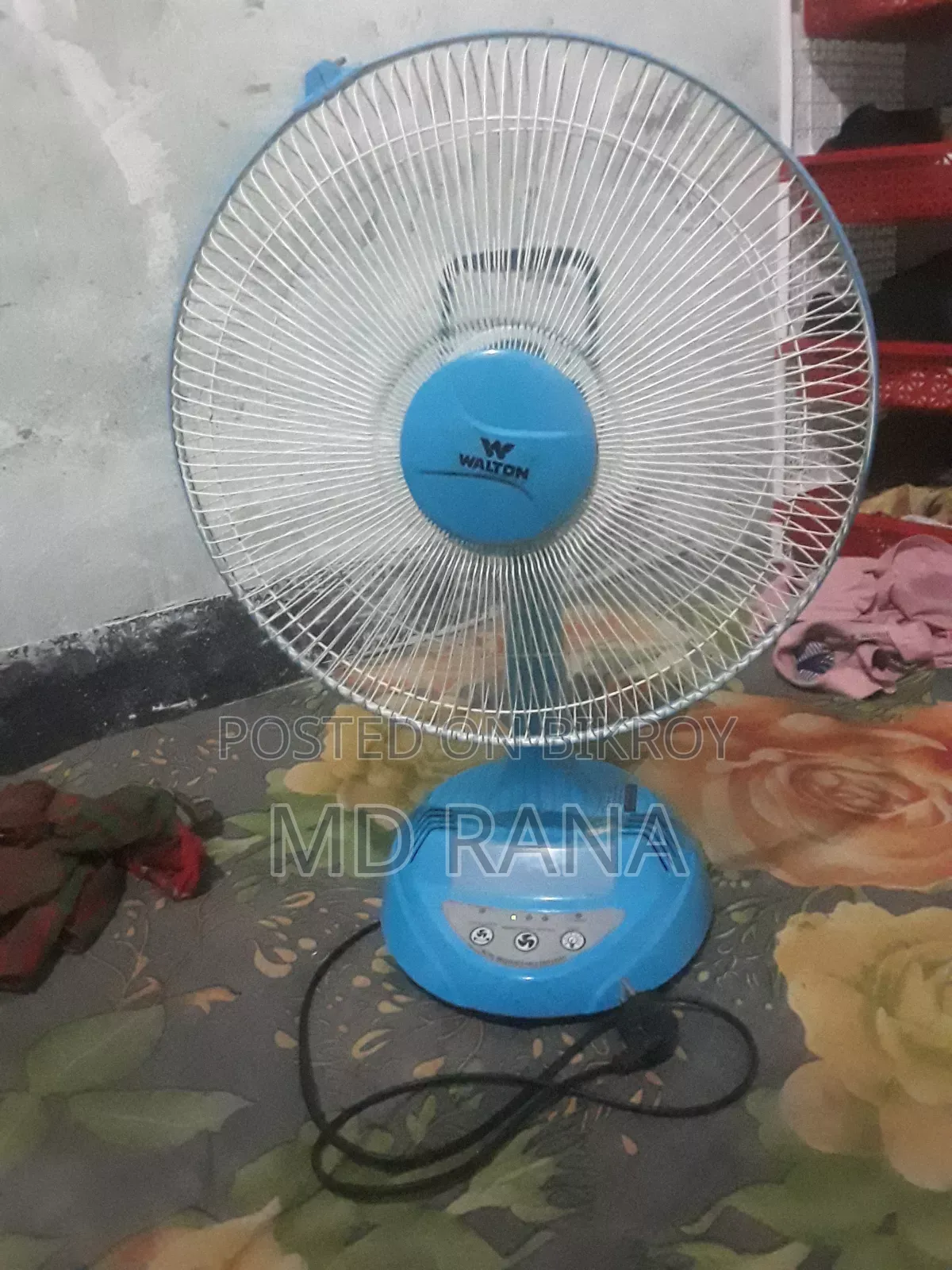 The fan is all ok, full fresh condition