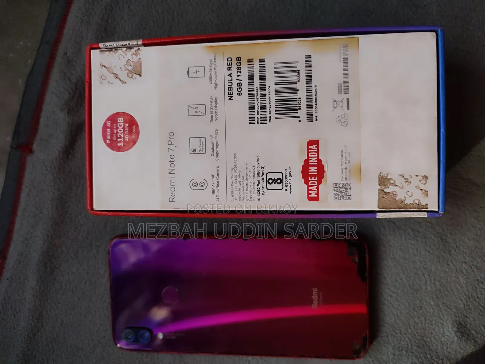 Xiaomi Redmi Note 7 Pro 128 GB Red