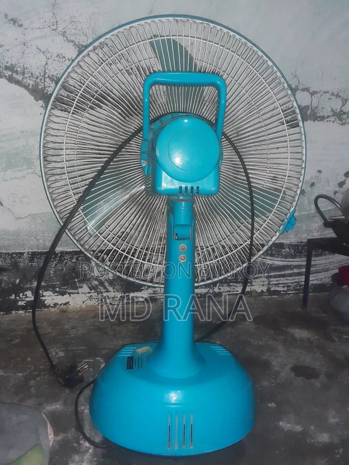 The fan is all ok, full fresh condition