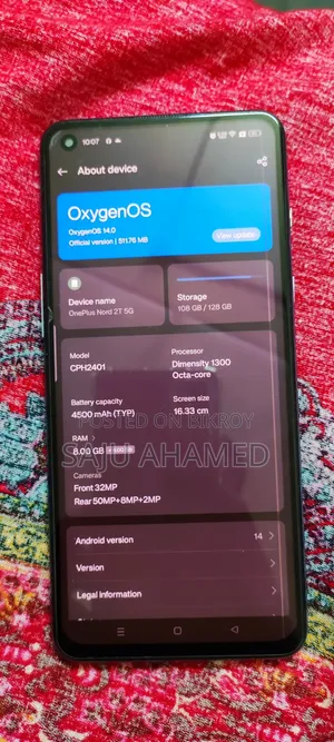 OnePlus Nord 2T 128 GB Silver