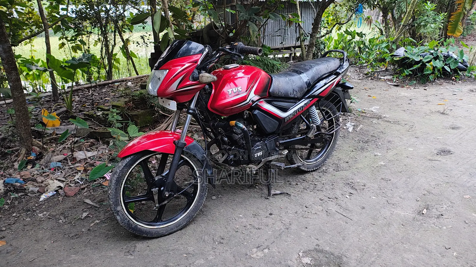 TVS Metro Plus 2018 Red