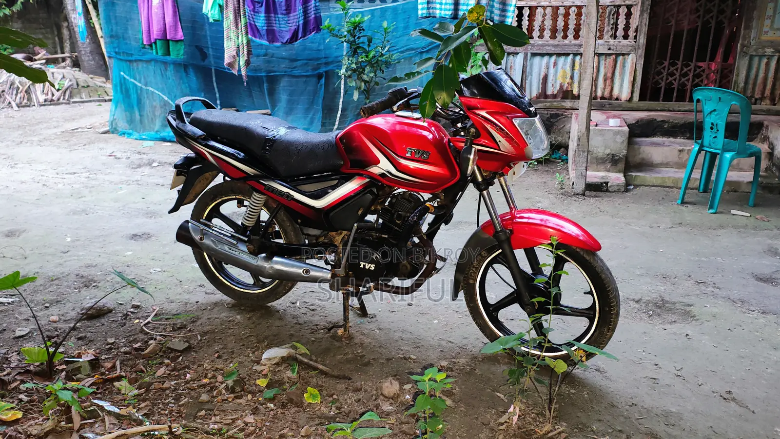 TVS Metro Plus 2018 Red