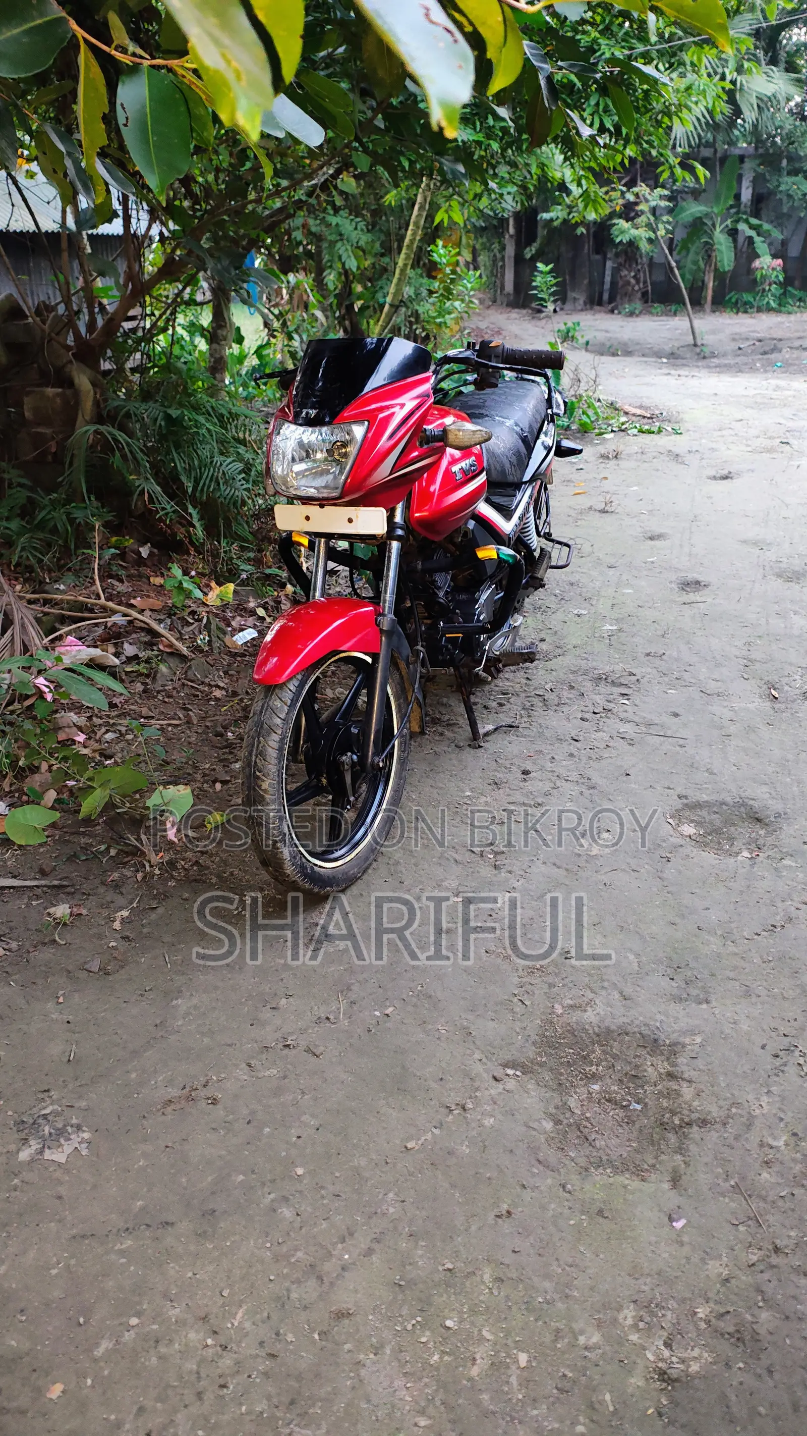 TVS Metro Plus 2018 Red