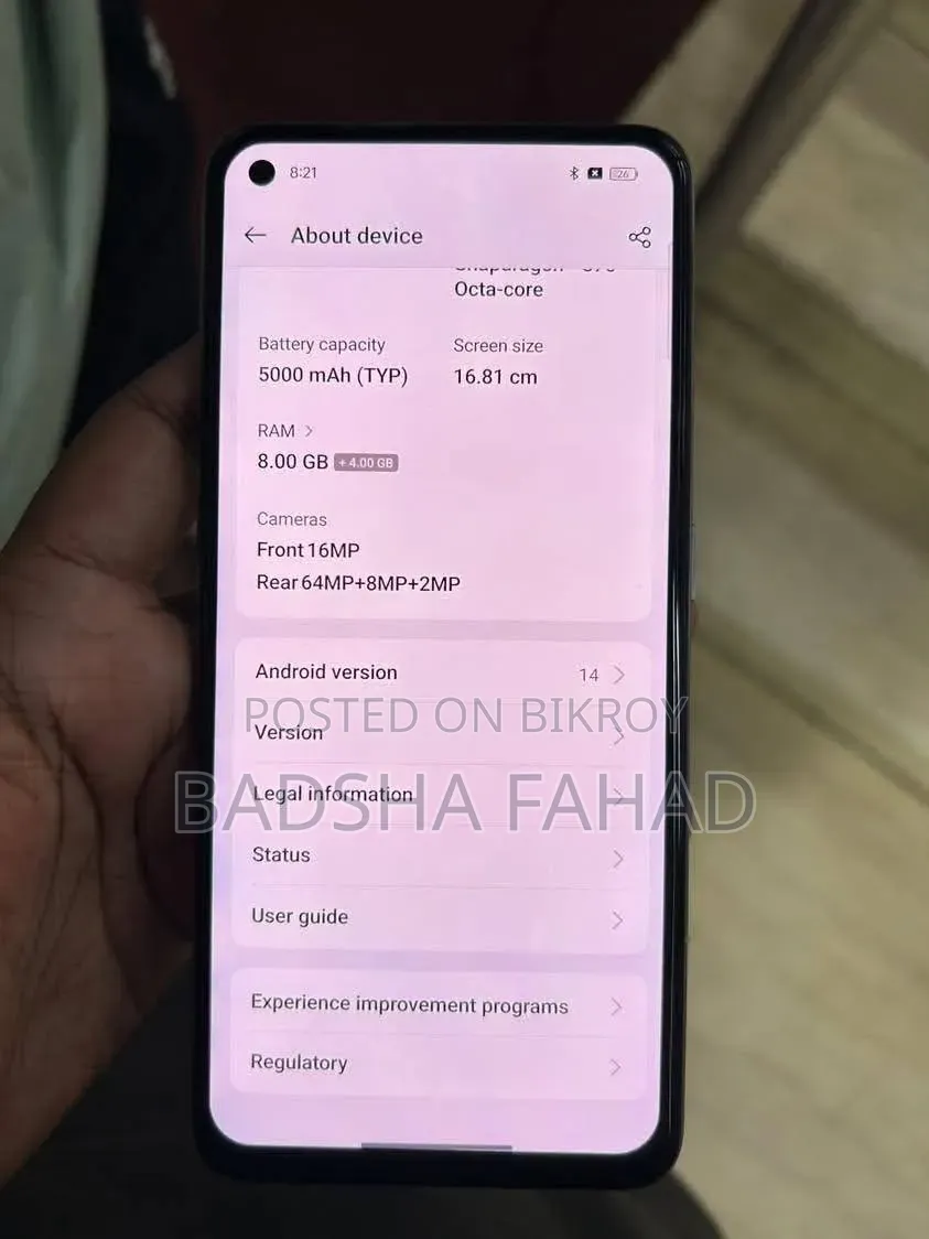Realme GT Neo 3T 256 GB White