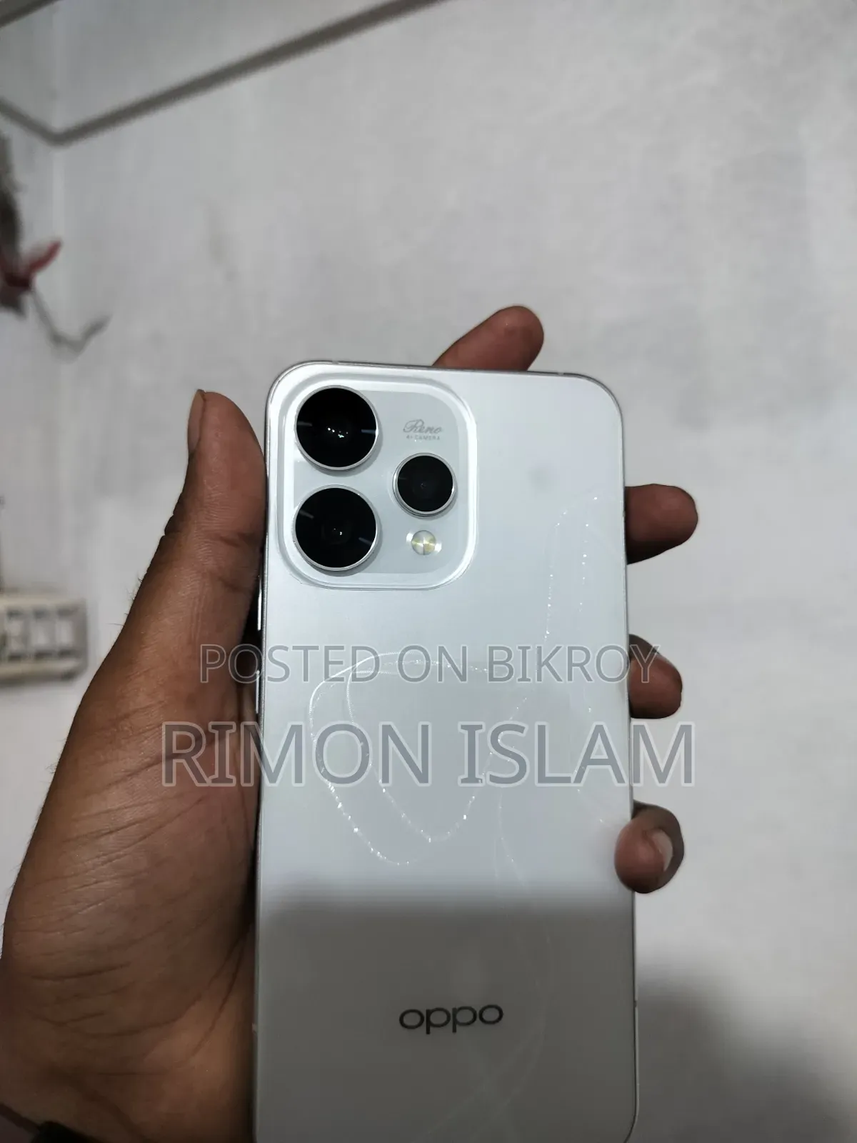 নতুন অপো রেনো১৫ ৫জি ২৫৬ জিবি সাদা