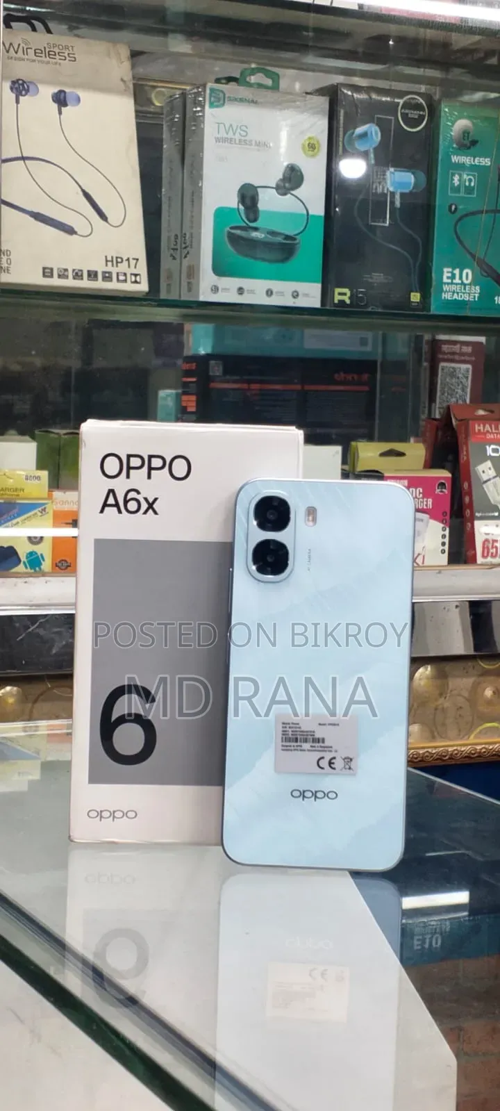 নতুন অপো এ৬এক্স ৬৪ জিবি ব্লু
