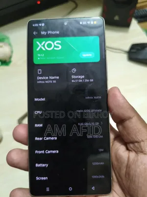 ইনফিনিক্স নোট ৫০ ৪জি ২৫৬ জিবি সিলভার