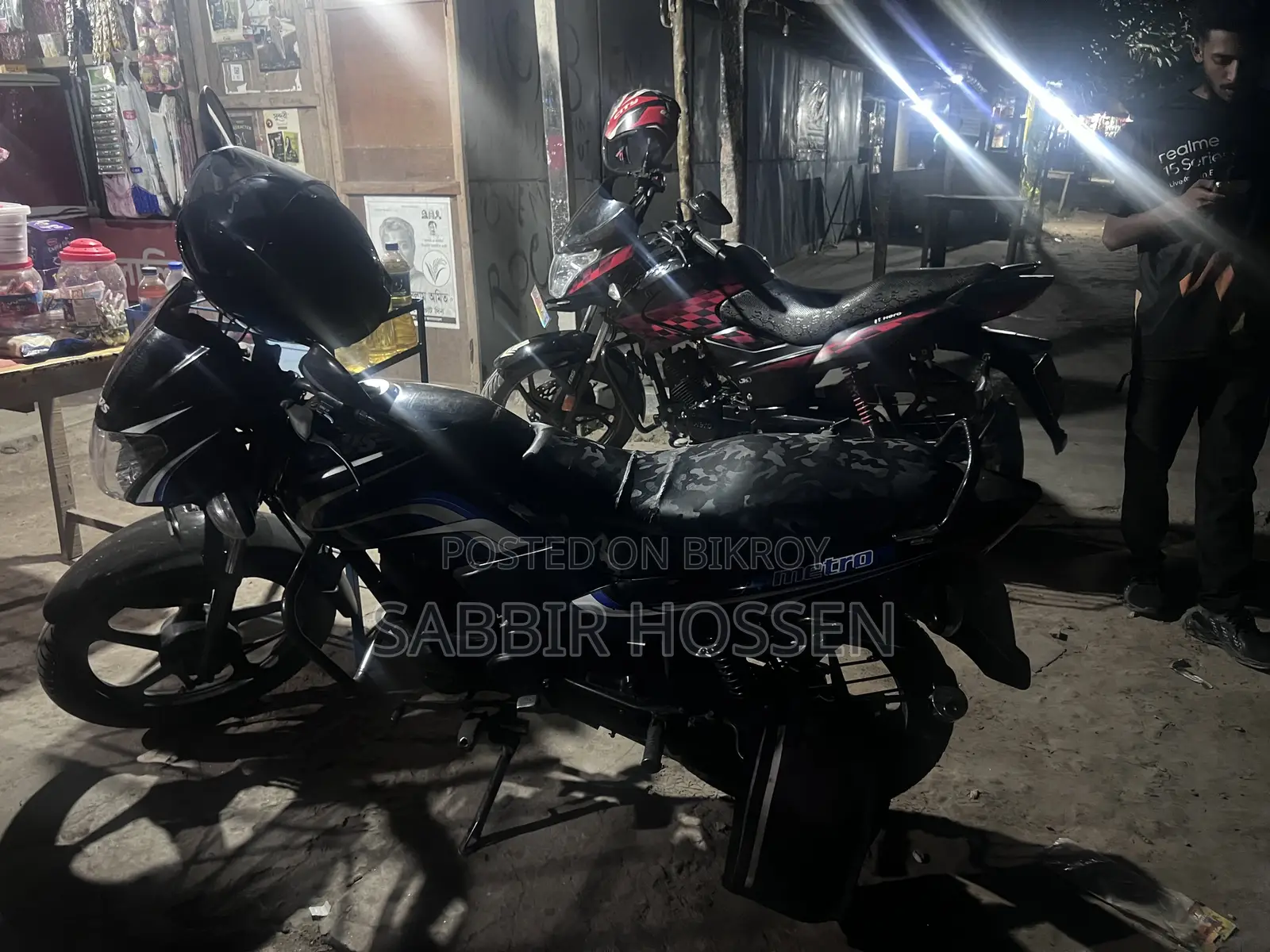 নতুন টিভিএস মেট্রো ২০২৫ ব্ল্যাক