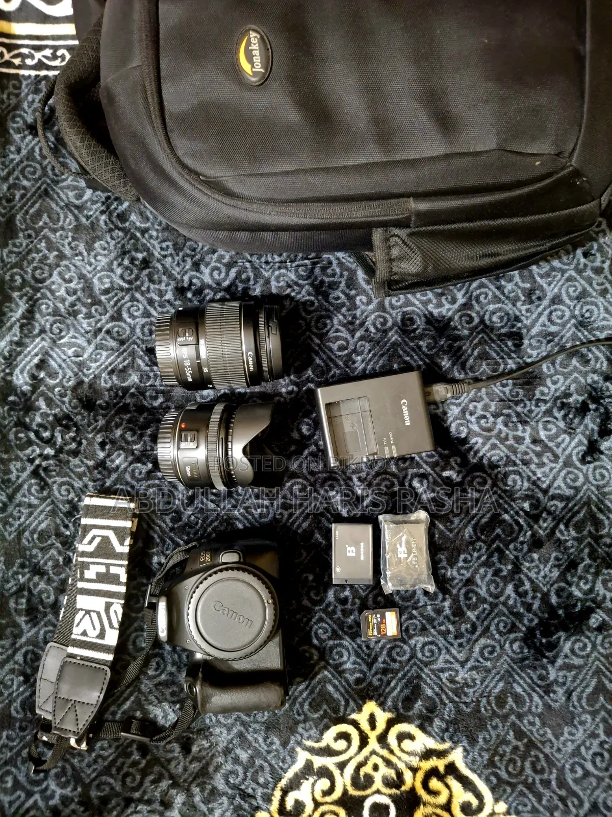 Canon 200D Mark II With Full Setup
