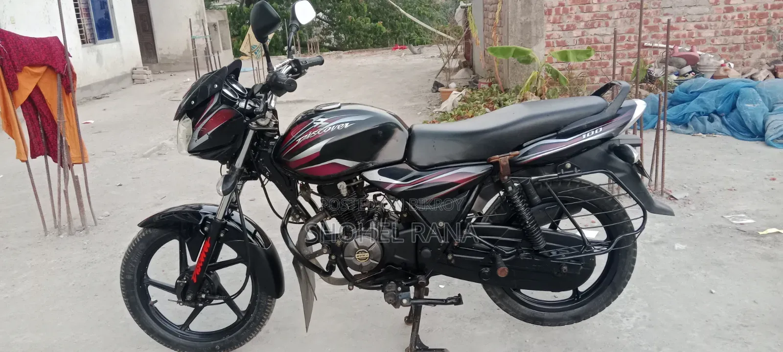 Bajaj Discover 100 2017 Black
