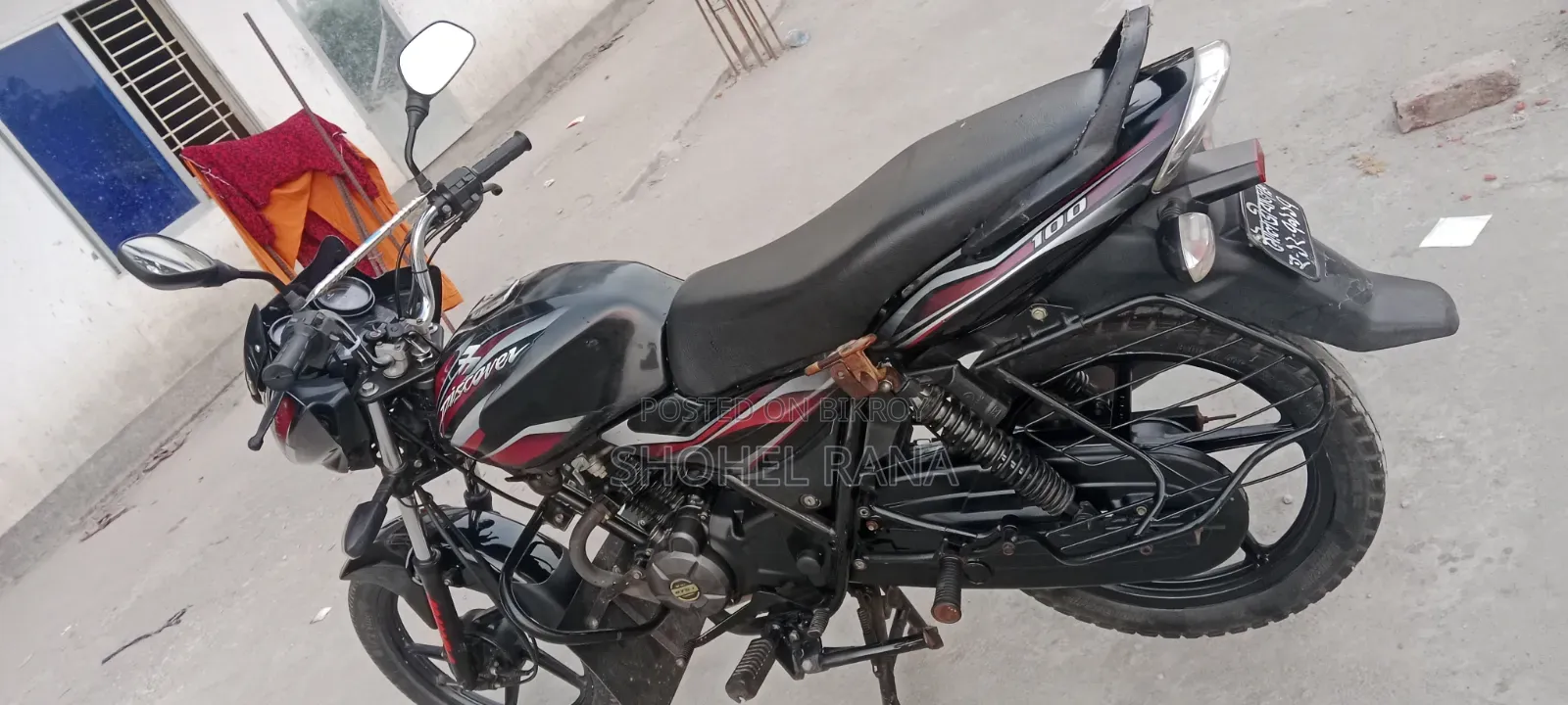 Bajaj Discover 100 2017 Black