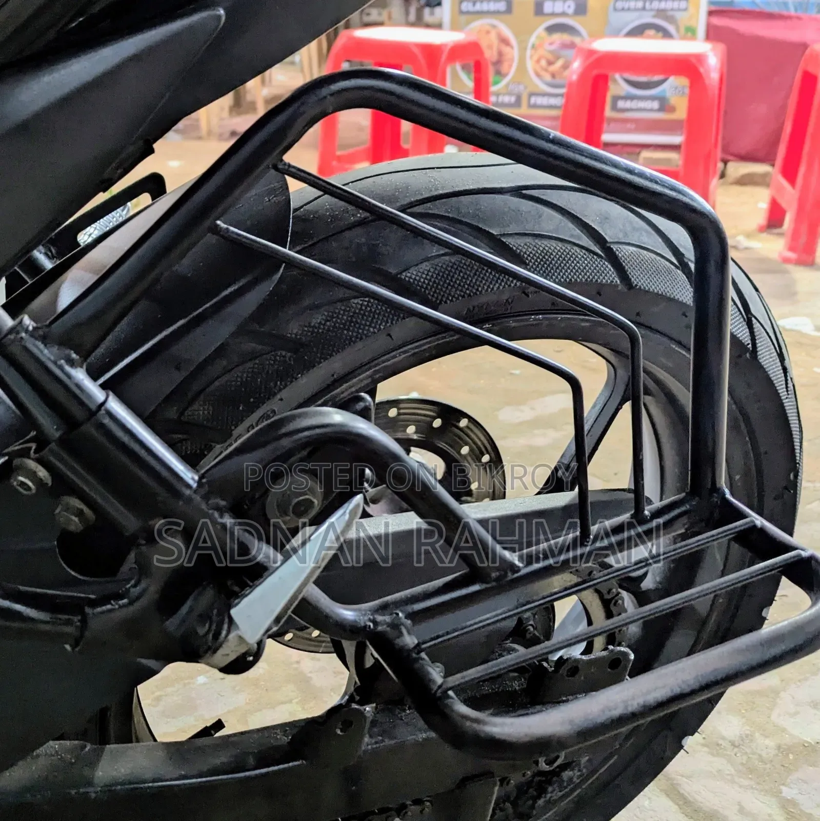 Ladies Footrest With Sharee Guard for Bike