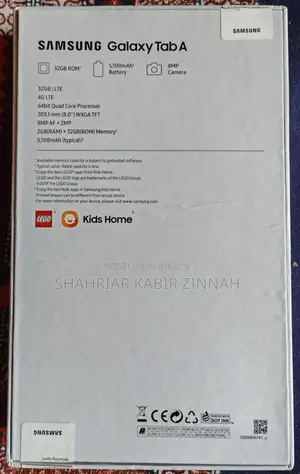 Samsung Galaxy Tab A 8.0 (2019) 32 GB Black