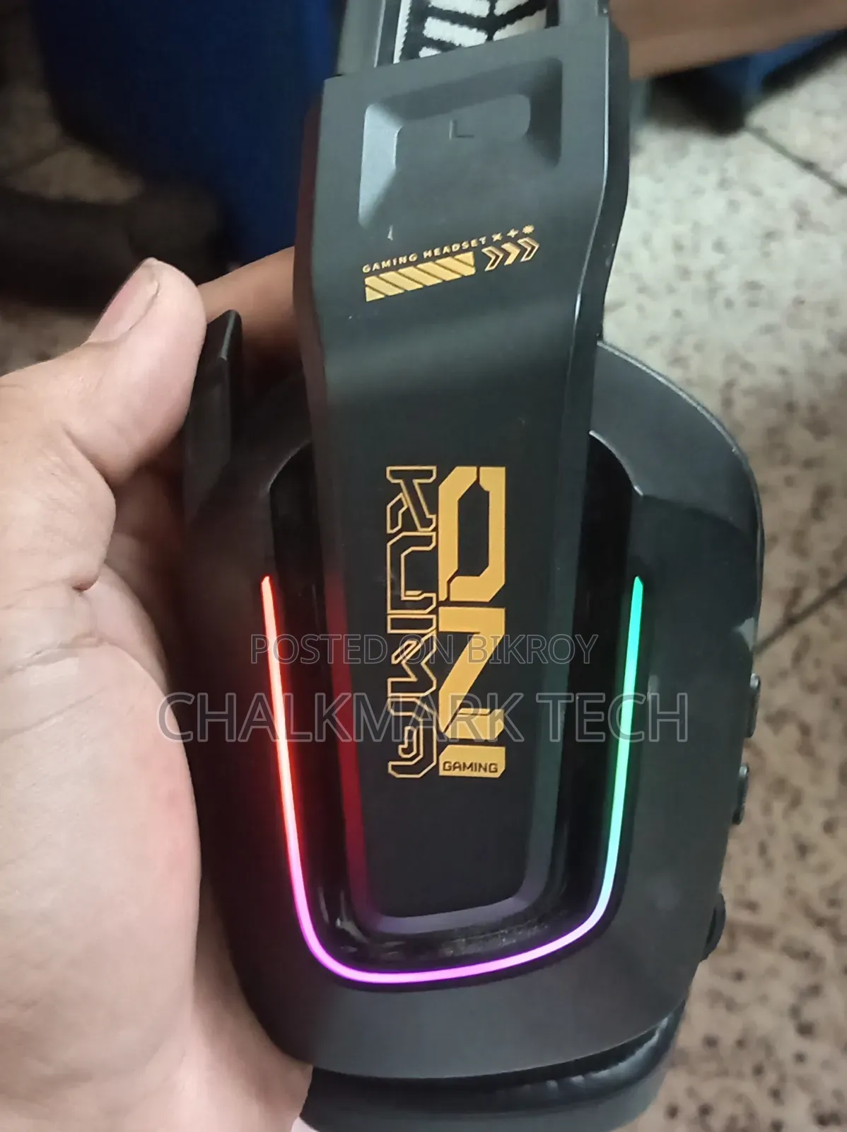 Onikuma GT828 Wireless RGB Gaming Headphone (Bluetooth Mode Only)