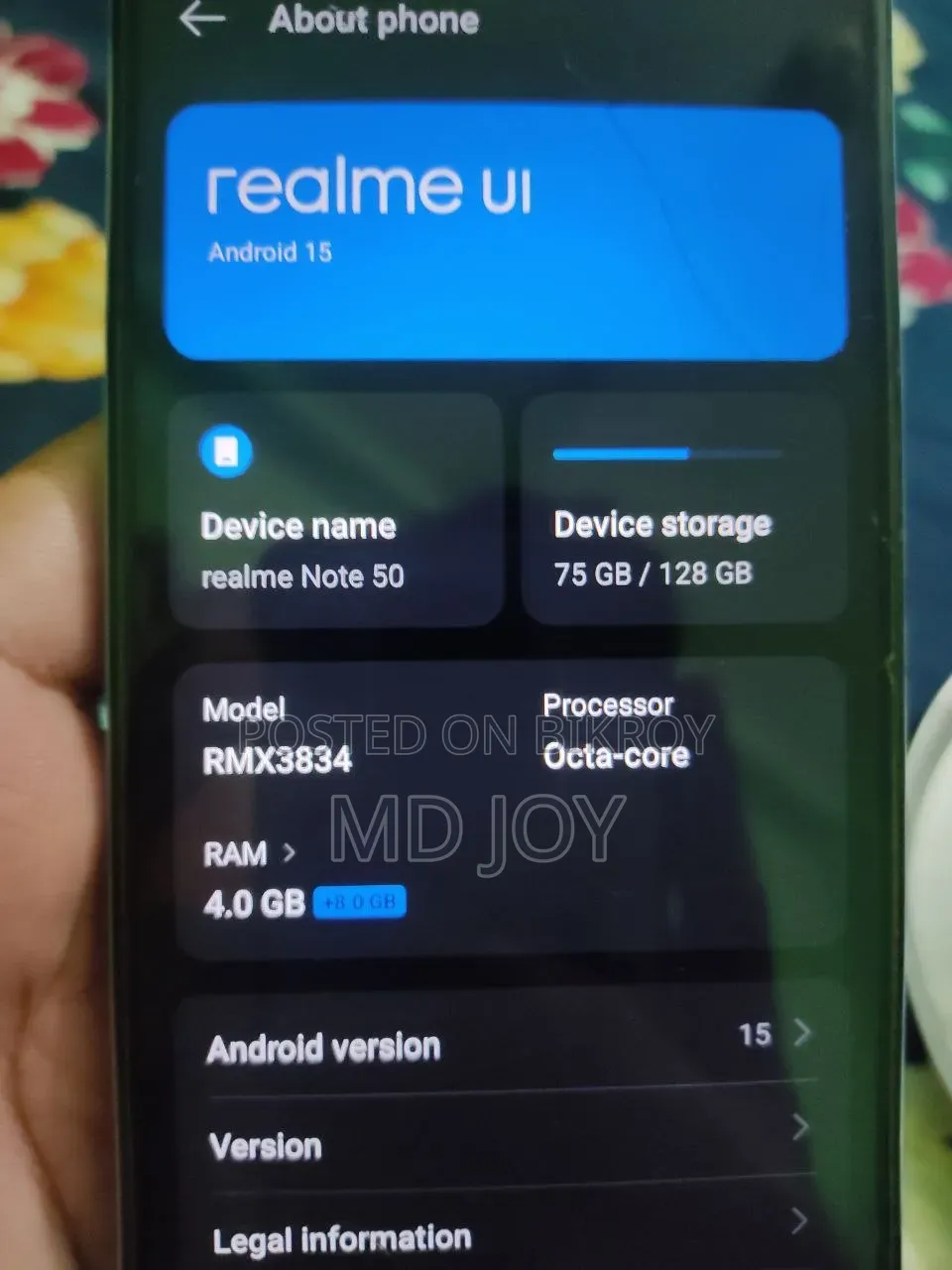 Realme Note 50 128 GB Blue