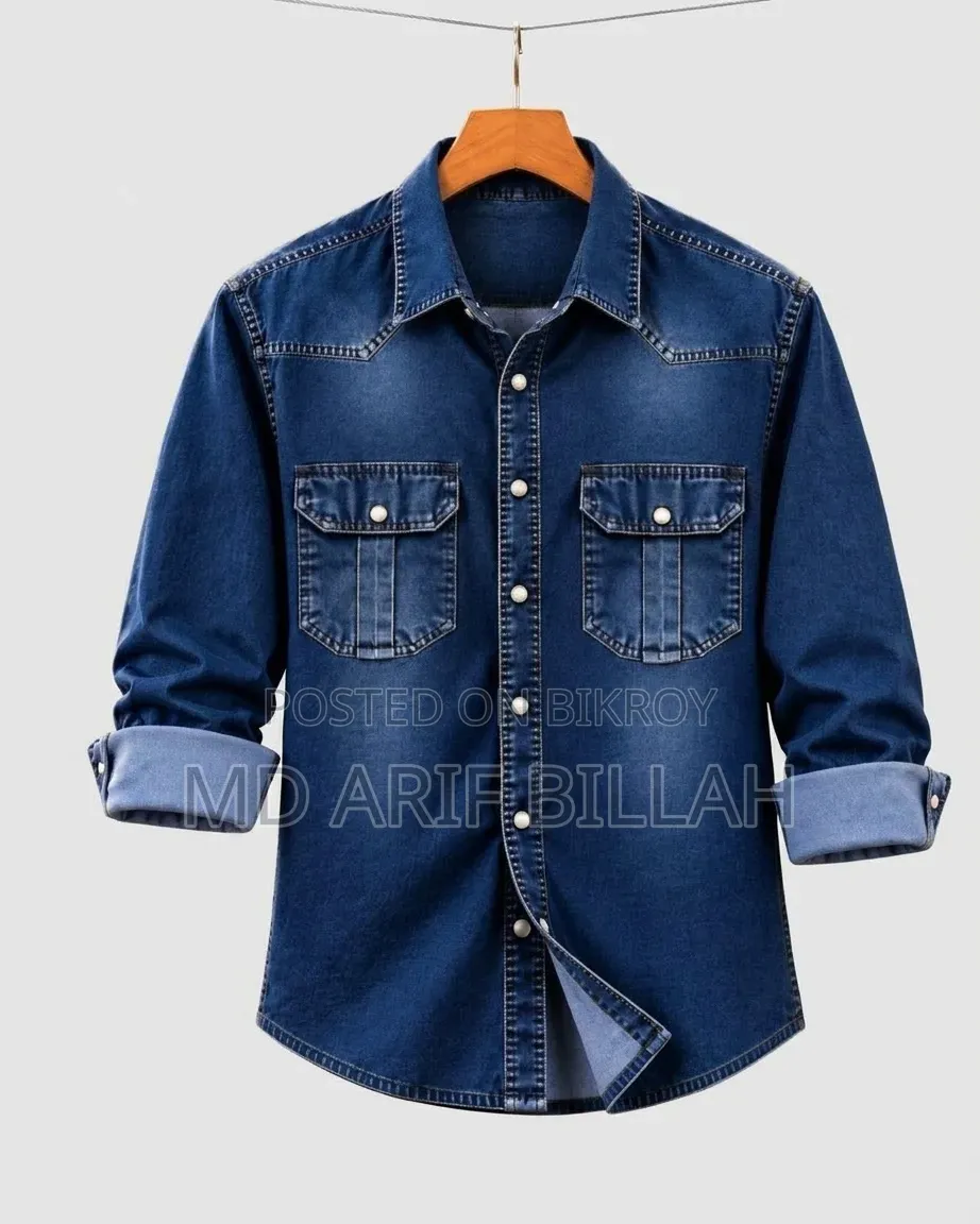 Men’s Denim Shirt | Heavy Cotton Casual Shirt