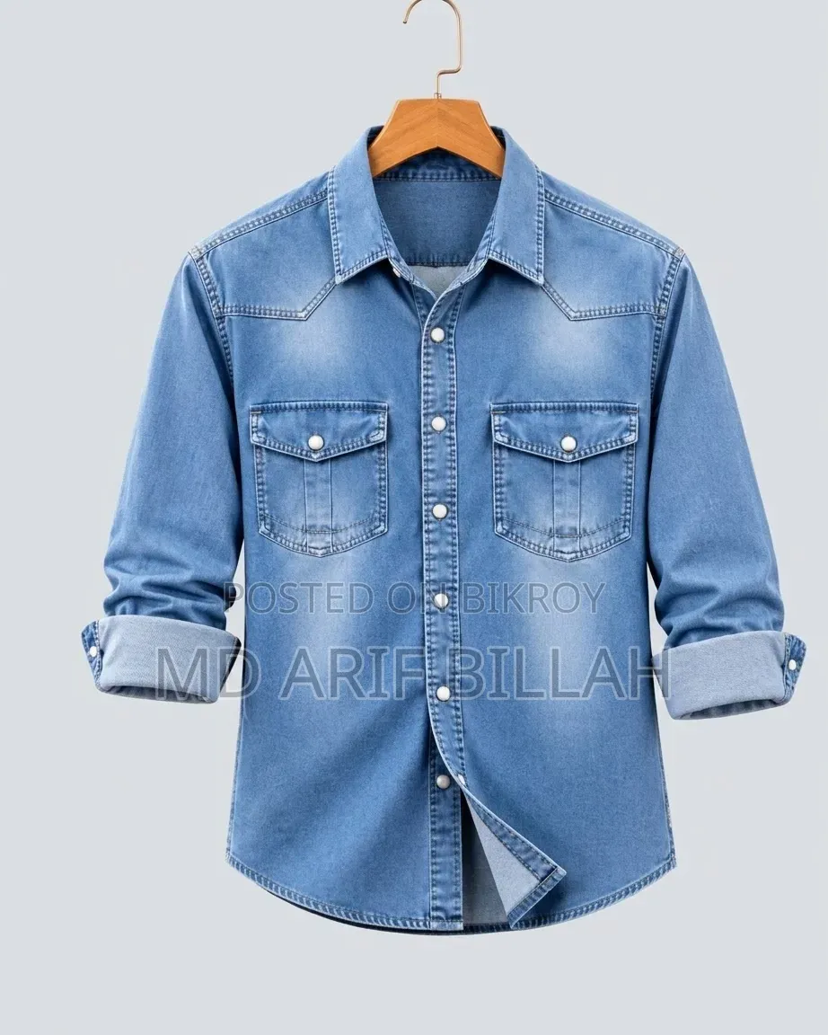 Men’s Denim Shirt | Heavy Cotton Casual Shirt