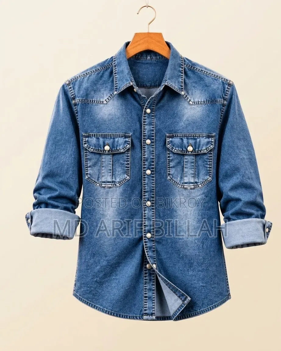 Men’s Denim Shirt | Heavy Cotton Casual Shirt