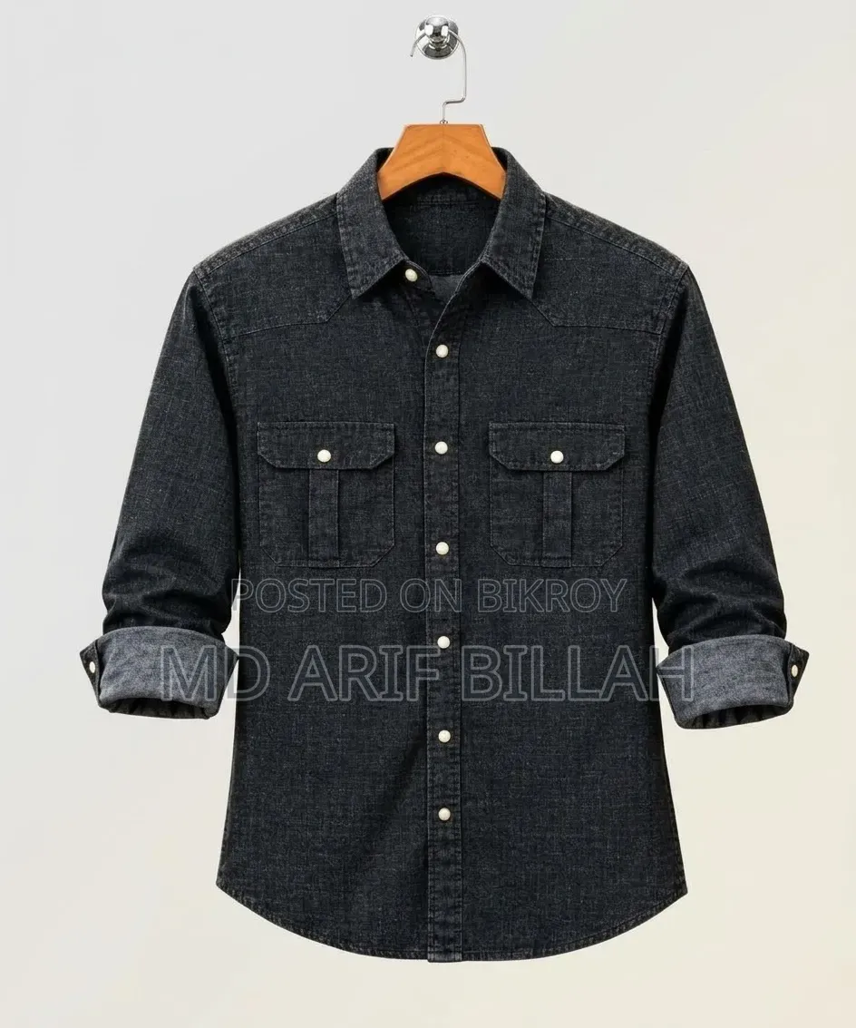 Men’s Denim Shirt | Heavy Cotton Casual Shirt